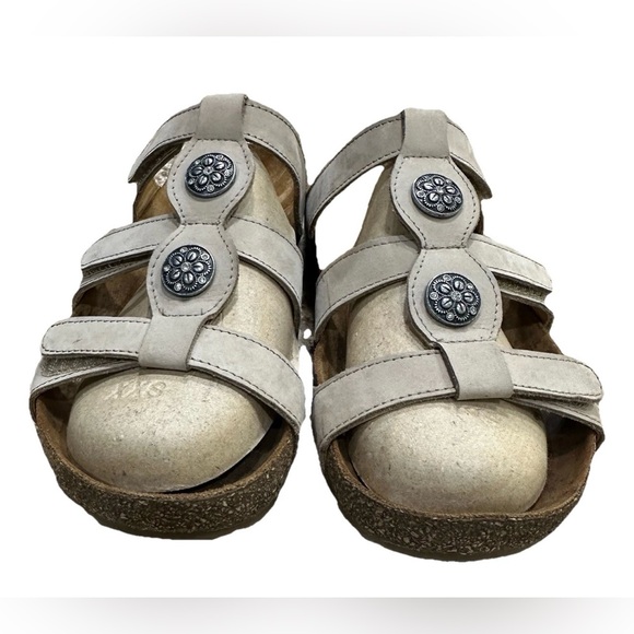 Haflinger Shoes - Haflinger Women's Leather Alice Sandals Summer Slides Open Toe‎ Size 10 US